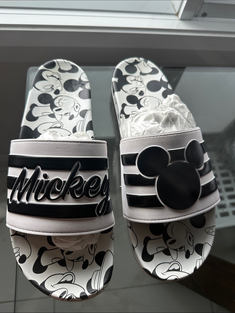 Adidas x Disney Collab Exclusive Sandals Size 11 W/ Original Box - Like New